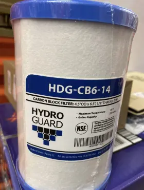 HDG-CB6-14 HYDRO GUARD Carbon Block Water Filter Cartridge