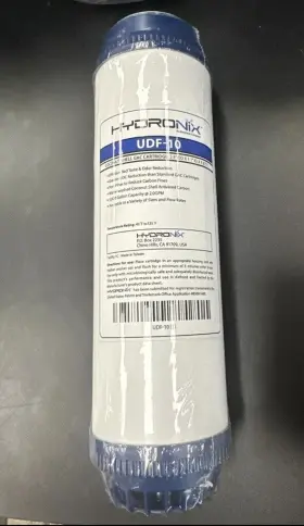 UDF-10 HYDRONIX Hydronic Coconut Water Filter Standard
