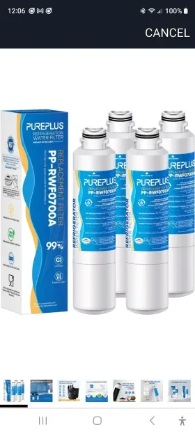 RFC0700A ICEPURE Water Filter Pack