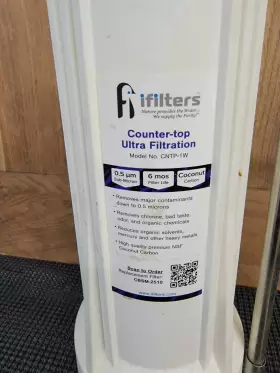CNTP-1W IFILTERS Countertop Ultra Drinking Water Filter Vocs