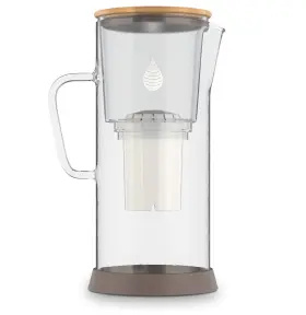 850006539246 INVIGORATED WATER Restore Glass Alkaline Pitcher