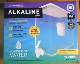 850006539895 INVIGORATED WATER Alkaline Recharge Pitcher