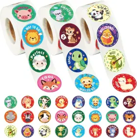 313102185125 IONHITECH Teacher Reward Stickers Rolls Potty