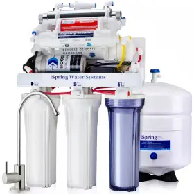 726084777415 ISPRING Ro Water Alkaline Uv Booster Pump Pfas