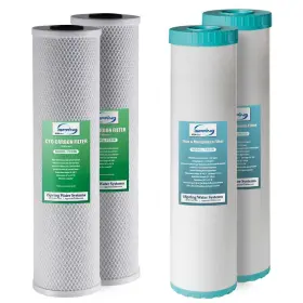 F4WGB22BM ISPRING House Water Filter Set Carbon Block Iron