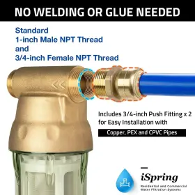 WSP100ARB ISPRING Spin Down Sediment Water Filter Auto Module