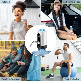 714035715463 JOYHILL Gallon Water Bottle Dispenser Usb Pump #3