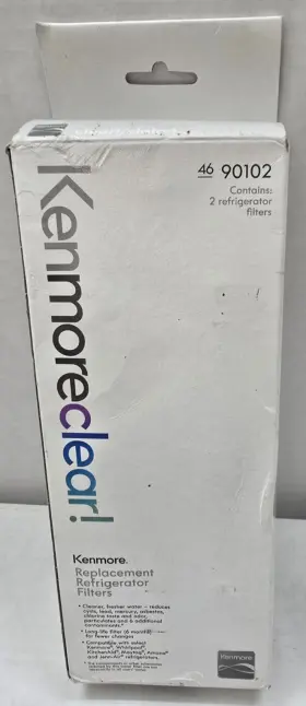 90102 KENMORE Refrigerator Water Filter Pack Box