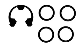 850006900008 KINETIC WARES Water Softener Seal Kit