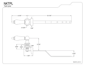 663370301445 KINGSTON BRASS Nktpl Water Onyx Toilet Tank #2