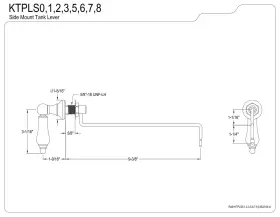 663370840838 KINGSTON BRASS Victorian Toilet Tank Lever #2