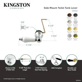 663370840838 KINGSTON BRASS Victorian Toilet Tank Lever #3