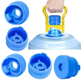 12-STG KIOGUC Pack Gallon Water Jug Cap Silicone
