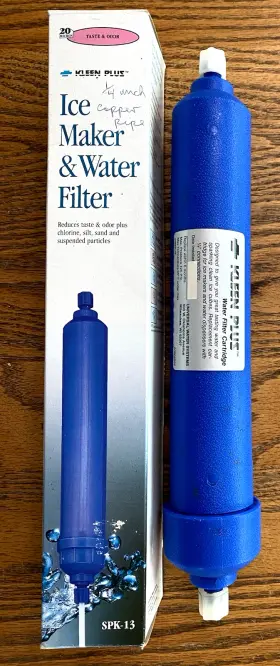 SPK-13 KLEEN PLUS Nos Refrigerator Maker Water Filter Micron