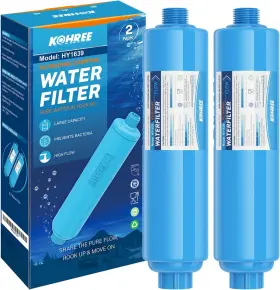 A-B1B2384GS-AI KOHREE Rv Water Filter Nsf Inline Pack