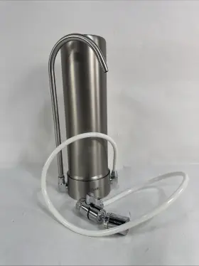 Lanpurify Lp-cwf-09 Stainless Steel Countertop Faucet Water Filter System With New Lanpurify Lp-cwf-09 Stainless Steel Countertop Faucet Water Filter System With New