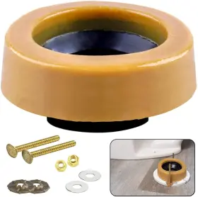 052151816184 LASCO Toilet Bowl Wax Ring Bolts Reinforced Core