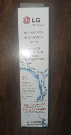 ADQ73613401-S LG Refrigerator Water Filter Nsf Box