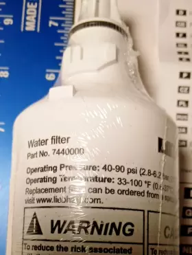 7440000 LIEBHERR Refrigerator Water Filter #3