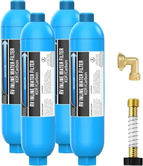 LF-036-4 LIFEFILTER Rv Inline Water Filter Hose Elbow