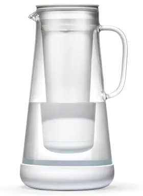 LSH7GLSWH21 LIFESTRAW Water Filter Pitcher Glass