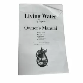 UC1-PBF LIVING WATER BY ALPINE Treatment #3