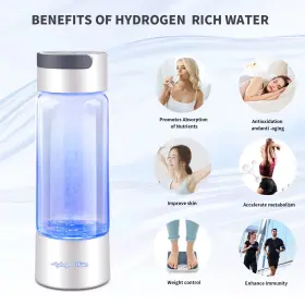 445038866816 WATER Hydrogen Bottle Ionizer Rechargeable Hyd #2