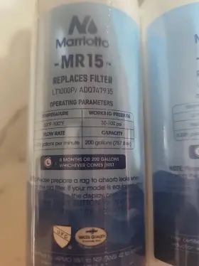 MR1000P MARRIOTTO Water Refrigerator Air Filter #3