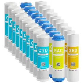 104516 MAX WATER Micron Filter Cartridge Set Standard Ro