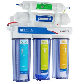 Max Water 680392198020 5 Stage 100 Gpd Gallon Per Day Ro Reverse Osmosis Standard Filtrati Max Water 680392198020 5 Stage 100 Gpd Gallon Per Day Ro Reverse Osmosis Standard Filtrati