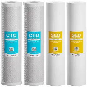 700256124405 MAX WATER Micron House Filter Cartridges Polypro