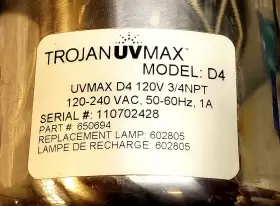 MISC-650694 MAX WATER Trojan Uv Filter #2