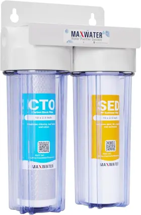 WH2S1 MAX WATER Sediment Odor Improving Taste Housing Sed
