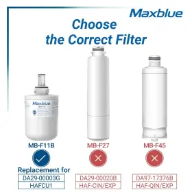 840814145975 MAXBLUE Refrigerator Water Filter #3