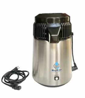 785971063536 MEGAHOME Countertop Water Distiller Steel Glass #2