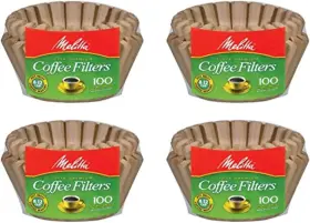 CECOMINOD061013 MELITTA Cup Basket Filter Paper Natural