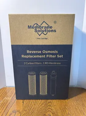 2CTO-RO50 MEMBRANE SOLUTIONS Gpd Ro Carbon Water Filter Set