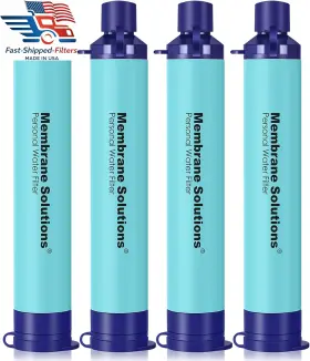 445055898821 MEMBRANE SOLUTIONS Straw Water Filter Nsf Ansi