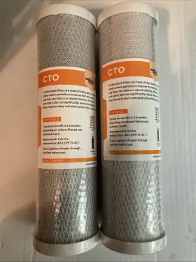 CTO-F10-5 MEMBRANE SOLUTIONS Pack Carbon Block Water Filter