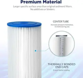 PE-F10B MEMBRANE SOLUTIONS Pack House Pleated Sediment Water #3