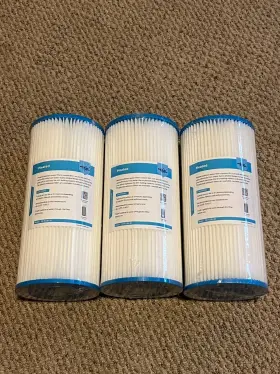 PE-F10B-20 MEMBRANE SOLUTIONS Pleated Sediment Water Filter