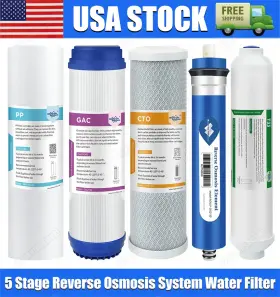 RX-RO5 MEMBRANE SOLUTIONS Reverse Osmosis Water Filter Ro Set
