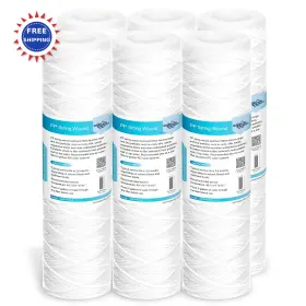 WPP-F10-50 MEMBRANE SOLUTIONS Micron Wound House Water Filter