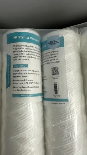 WPP-F20-5 MEMBRANE SOLUTIONS Wound Filters Micron Set #2