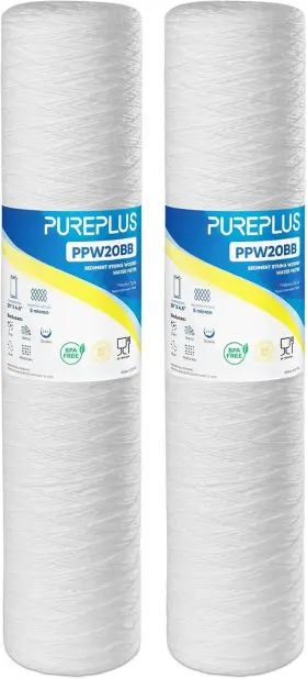 WPP-F20B-20P MEMBRANE SOLUTIONS Pack Micron Wound House Water