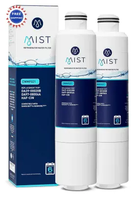 CWMF221 MIST Refrigerator Water Filter Samsung Kenmore Pack