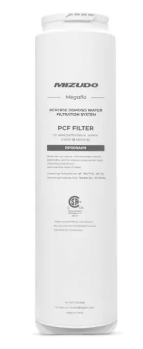 PR009A0N MIZUDO Megaflo Pcf Filter Gpd