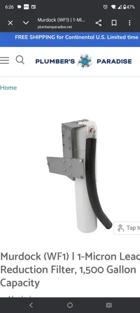 WF11500 MURDOCK Water Filter Box