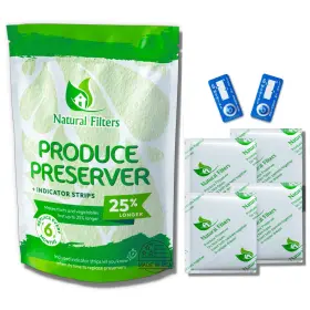 723436283471 NATURAL FILTERS Produce Preserver Indicator Whi