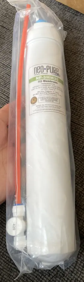 NP-3MM30 NEO-PURE Sqc Tfc Ro Membrane Gpd Cartridge